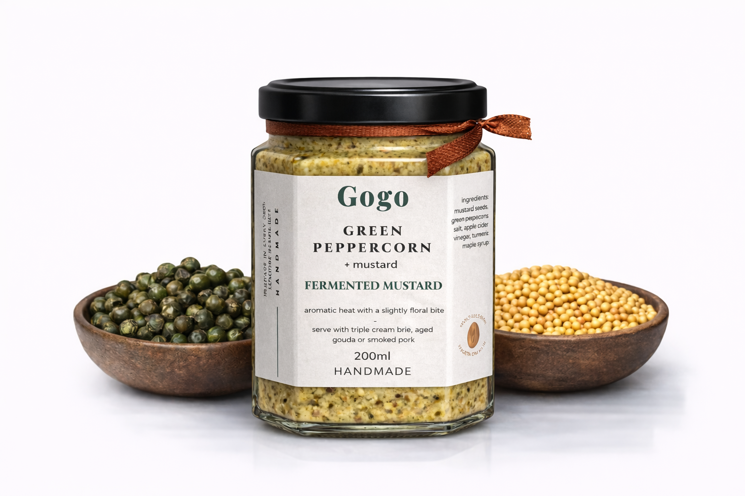 Green Peppercorn Mustard