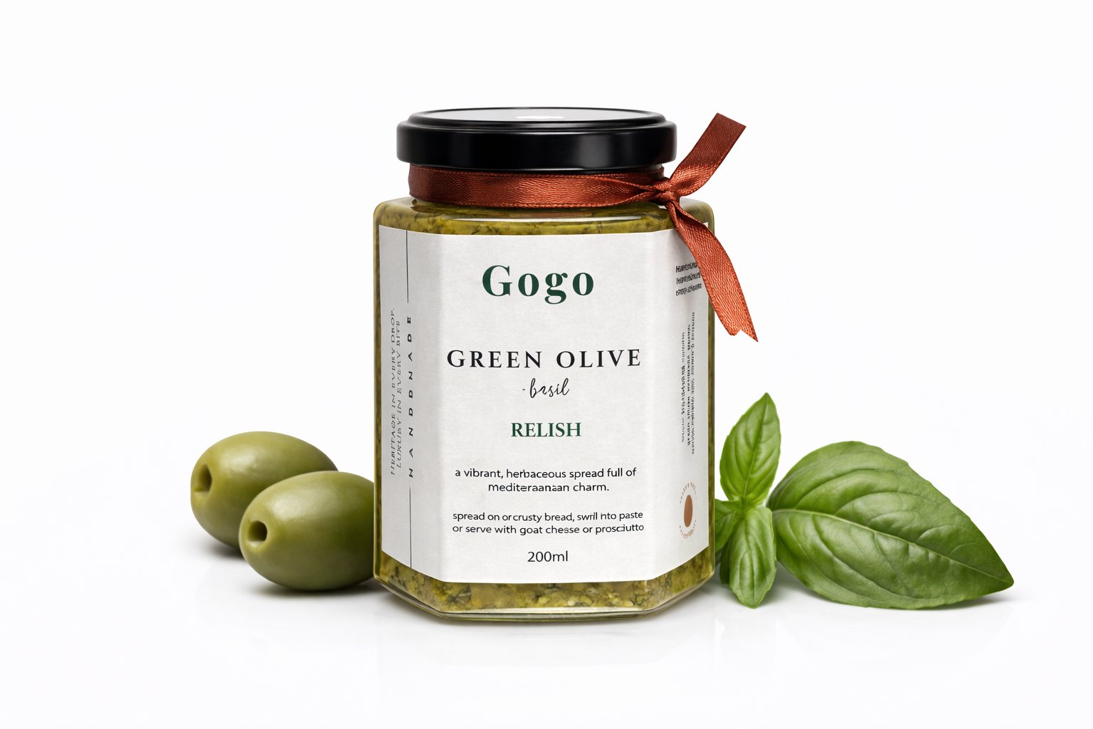 Green Olive, Almond & Basil Crush