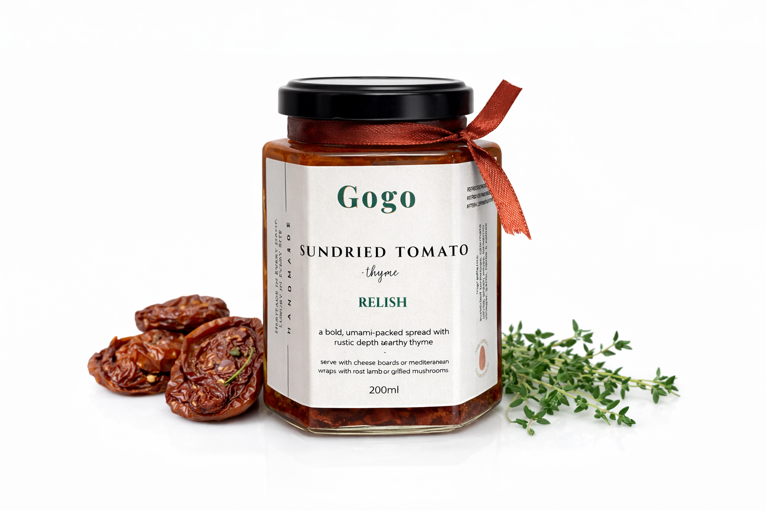Sundried Tomato & Thyme Confit